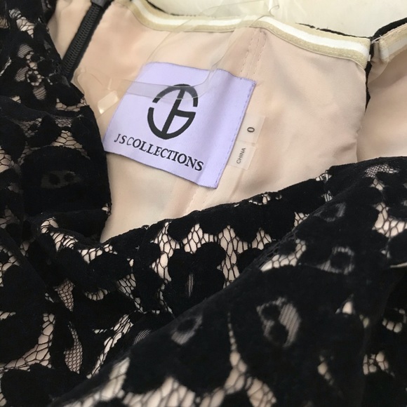 JS COLLECTIONS Womens Lace Mini Cocktail Dress - Picture 5 of 7